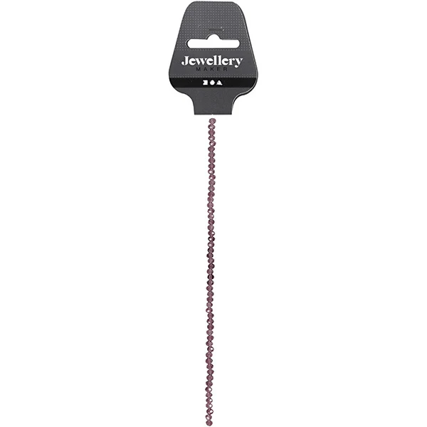 Facetperler, 4 mm, 45 stk